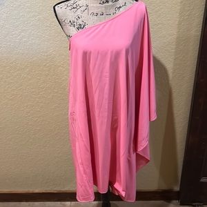 Beeson River peach, one-shoulder dress, XL, like new | offer in description